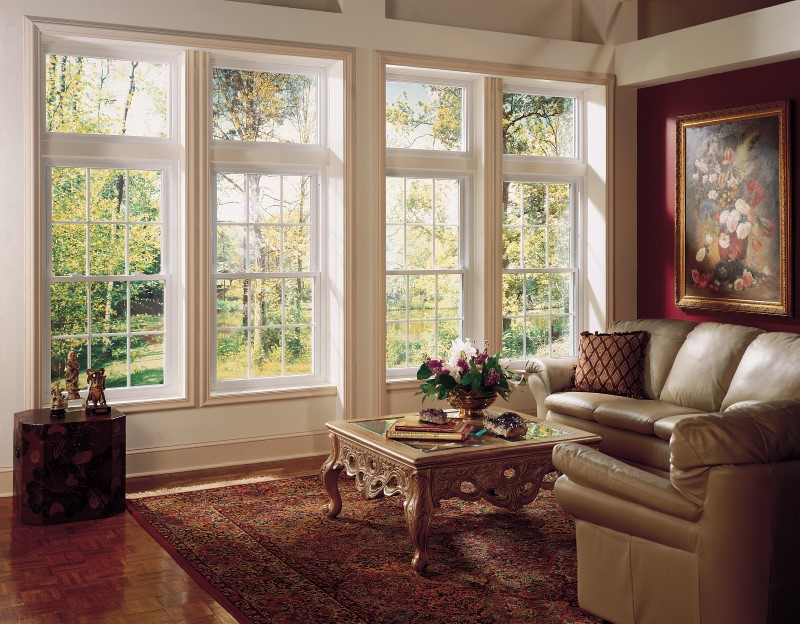 DoubleHungs White LivingRoom RedWall ProClassic Custom